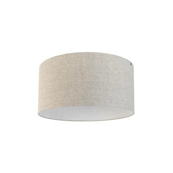 Stoffen lampenkap lichtgrijs rond 50/50/25, Huis en Inrichting, Verzenden, Nieuw, Grijs, Rond