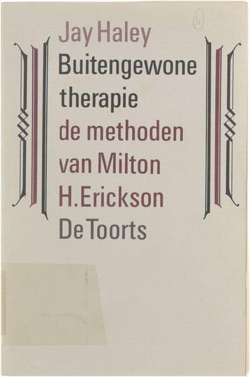 BUITENGEWONE THERAPIE - J. Haley 9789060201978, Verzenden, Gelezen, J. Haley
