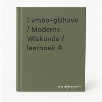 1 vmbo-gt/havo / Moderne Wiskunde / leerboek A 9789001120429, Verzenden, Zo goed als nieuw