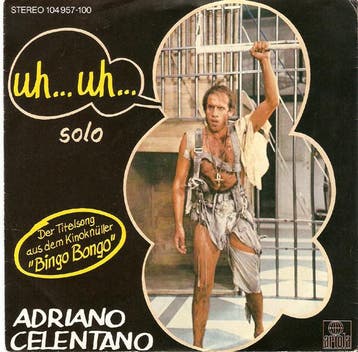 Single vinyl / 7 inch - Adriano Celentano - Uh... Uh..., Cd's en Dvd's, Verzenden, Zo goed als nieuw, 7 inch, Filmmuziek en Soundtracks