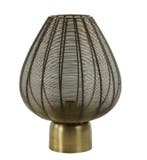 2dekans | Light & Living Tafellamp SUNEKO Ø35 cm – Antiek, Ophalen of Verzenden, Zo goed als nieuw