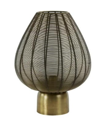 2dekans | Light & Living Tafellamp SUNEKO Ø35 cm – Antiek, Huis en Inrichting, Lampen | Tafellampen, Ophalen of Verzenden, Zo goed als nieuw