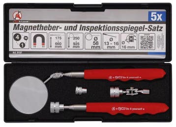 Bgs Technic Magnetische Pick-Up Tool en Inspectie Spiegel..., Verzenden, Nieuw