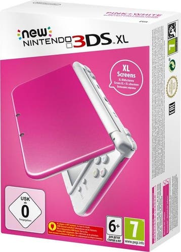 New Nintendo 3DS XL Roze/Wit in Doos (Nette Staat), Ophalen of Verzenden, Zo goed als nieuw