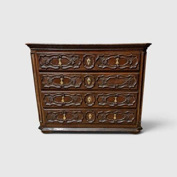 Ladekast - Walnoot - Antieke commode Canterano, Antiek en Kunst