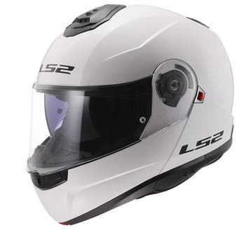 LS2 FF908 Strobe II Gloss Wit 06 Systeemhelm, Motoren, Kleding | Motorhelmen, Systeemhelm, XXL, Nieuw met kaartje, Overige merken