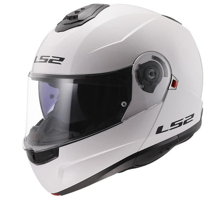 LS2 FF908 Strobe II Gloss Wit 06 Systeemhelm, Motoren, Kleding | Motorhelmen, Systeemhelm, Heren, XXL, Nieuw met kaartje, Overige merken