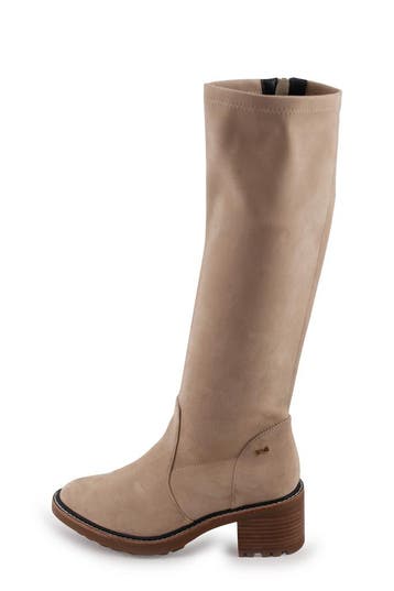 Nathan Baume Laarzen in maat 37 Beige, Kleding | Dames, Hoge laarzen, Verzenden, Beige, Zo goed als nieuw