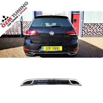 GOLF 7.5 Highline look Diffuser | 17- 20 | Hoogglans Zwart, Volkswagen, Nieuw, Ophalen of Verzenden, Achter