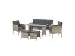 Veiling - Loungeset / Tuinset Turijn - 7 personen - Polyrota, Tuin en Terras, Nieuw