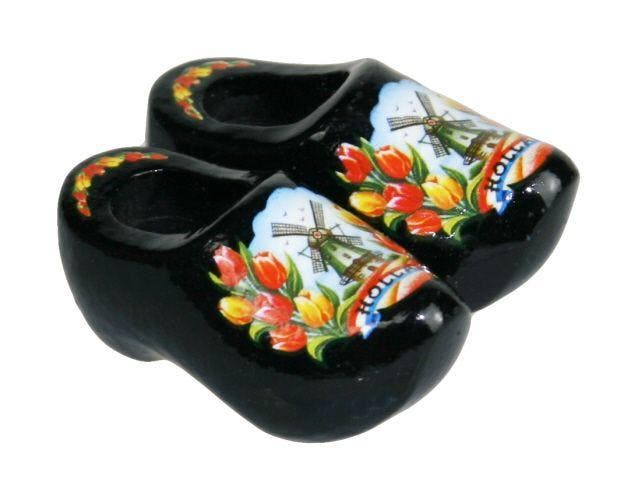 Magneetklompen molen/tulp zwart, Kleding | Dames, Carnavalskleding en Feestkleding, Nieuw, Ophalen of Verzenden