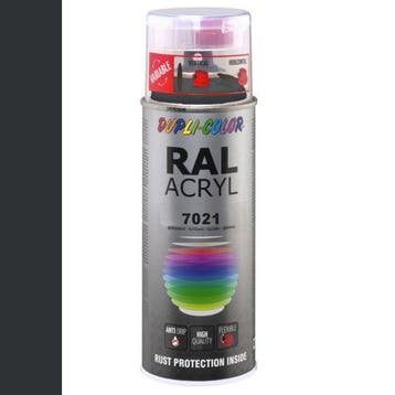 Dupli-Color Ral Acryl Ral 7021 Zwart grijs Hoogglans 400 ml, Ophalen of Verzenden, Nieuw
