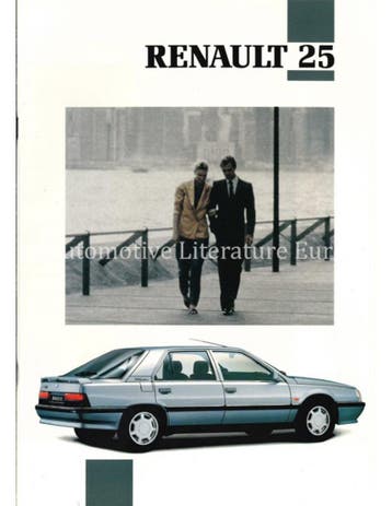 1992 RENAULT 25 BROCHURE NEDERLANDS, Nieuw, Renault, Author