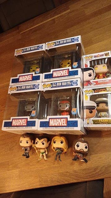 Funko - Funko Pop - Iron Man Model 1; Iron Man Model 4; Iron