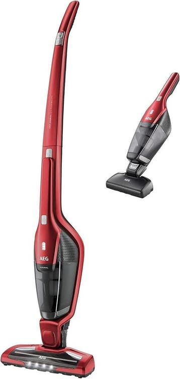 Draadloze Stofzuiger Rood | 49% Korting | B-keuze, Ophalen of Verzenden, Gebruikt, Reservoir, Minder dan 1200 watt
