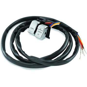 Twin Power 96-13 Big Twin XL V-Rod Chrome Horn/Dimmer Switch, Ophalen of Verzenden