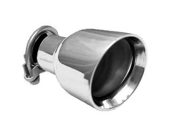 Uitlaatsierstuk RVS - Rond - passend 45-60 mm, Auto-onderdelen, Uitlaatsystemen, Verzenden, Nieuw
