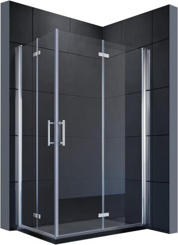 Douchecabine 120x90cm SONNI - Nu 41% korting - Retoertje, Ophalen of Verzenden, Zo goed als nieuw, Rvs, Douche