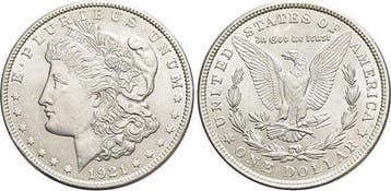Dollar 1921 Vereinigte Staaten von Amerika, Verzenden