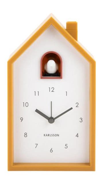 Karlsson Wekker Modern Cuckoo - Geel, Verzenden, Nieuw