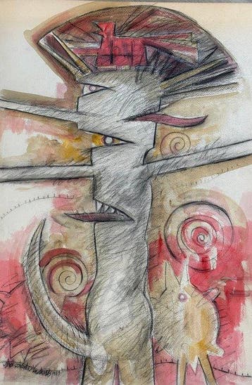Jesús González de Armas (1934-2002) - Taíno Ureinwohner,