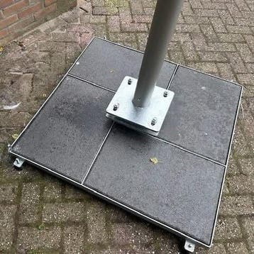 Cameramast verplaatsbaar aluminium 4 meter Ø 90mm, Ophalen of Verzenden, Nieuw