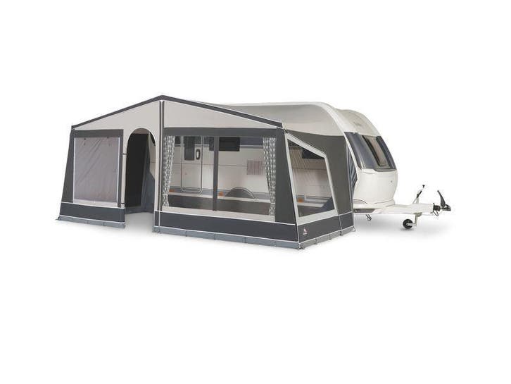 Dorema voorwand voor panorama luifel nature, Caravans en Kamperen, Voortenten en Luifels, Nieuw, Dorema