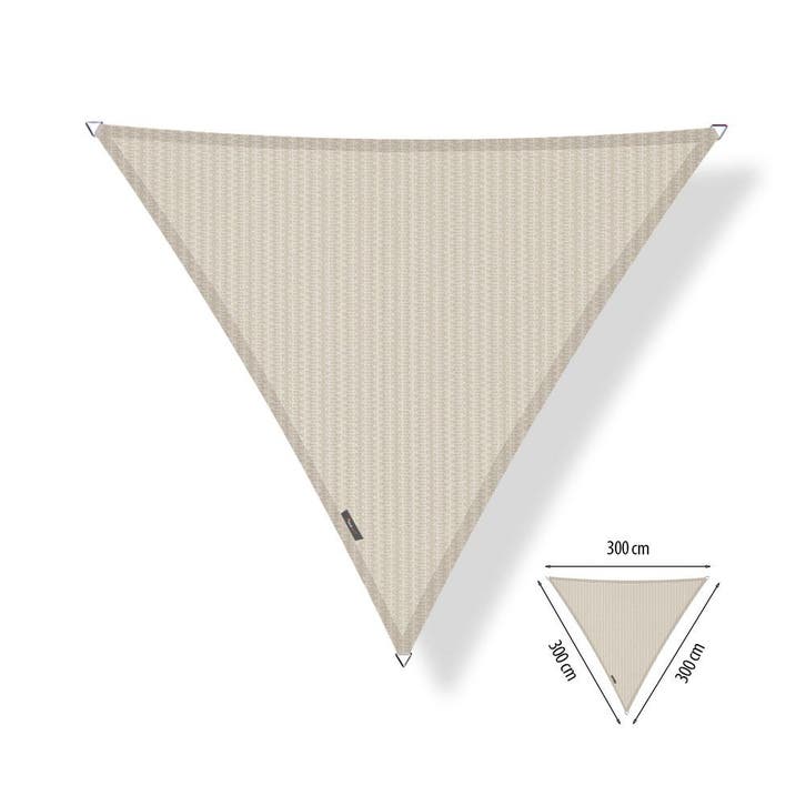 Schaduwdoek driehoek gelijkzijdig 3x3x3 Sahara sand, Tuin en Terras, Schaduwdoeken, Nieuw, Ophalen of Verzenden