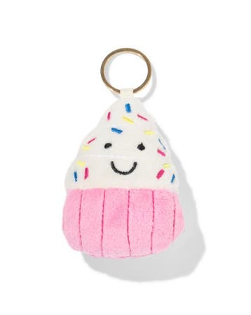HEMA Sleutelhanger 7.5cm cupcake roze van €3.49 voor €2 sale, Verzenden, Nieuw