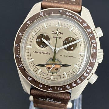 Omega x Swatch - MoonSwatch - Mission to Saturn - Zonder, Nieuw
