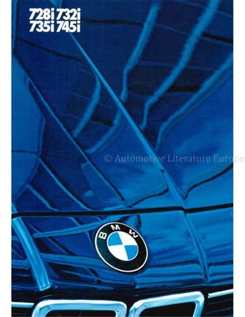 1984 BMW 7 SERIE BROCHURE NEDERLANDS, Nieuw, BMW, Author