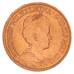 Gouden 10 Gulden Wilhelmina 1911 Pr+, Postzegels en Munten, Munten | Nederland, Verzenden