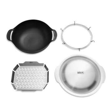 Weber CRAFTED Wok & Stomer – 5,7 liter, Verzenden, Nieuw