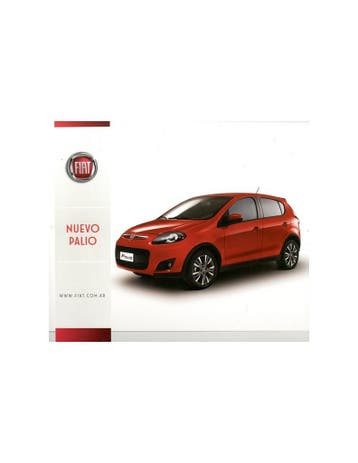 2013 FIAT NUEVO PALIO LEAFLET SPAANS, Boeken, Nieuw, Author