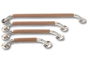 Handrailing RVS met leer -Goiot-, Ophalen of Verzenden, Nieuw, Zeilboot of Motorboot