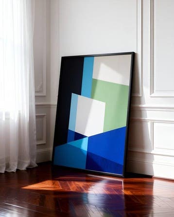 Alejandro Valdes - Intersección Azul III - XL