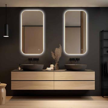 Badkamerspiegel Megon Bellaro 100x50 - Gouden Lijst, Ophalen of Verzenden, Nieuw