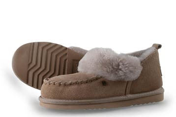 Warmbat Pantoffels in maat 38 Beige, Kleding | Dames, Schoenen, Verzenden, Beige, Zo goed als nieuw, Pantoffels of Sloffen