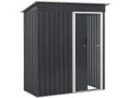 Juskys Gereedschapsschuur S - Metalen tuinhuis - 161x86x181, Tuin en Terras, Verzenden, Nieuw