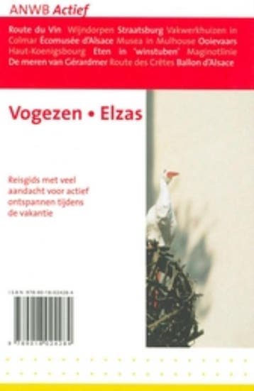 Vogezen, Elzas / ANWB actief & anders 9789018024284, Boeken, Reisgidsen, Verzenden, Gelezen, Gjelt de Graaf