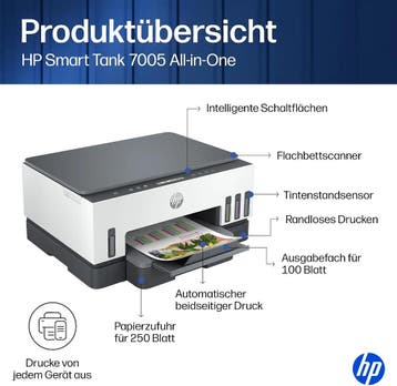 HP Smart Tank 7005 Multifunctionele Printer, Scanner, Kop..., Verzenden, Nieuw