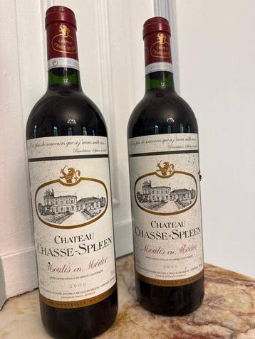2000 Chateau Chasse-Spleen - Moulis-en-Médoc - 2 Flessen, Nieuw