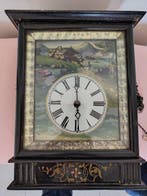 Regulateur met dubbel gewicht - Antiek Hout, Emaille -, Antiek en Kunst, Antiek | Klokken