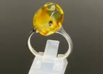 Uniek Exclusieve Natuurlijke Baltische Barnsteen Ring -
