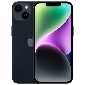 Apple iPhone 14 Zwart Premium | Nieuwe Accu | 24M Garantie, 128 GB, Zwart, Refurbished, Zonder simlock