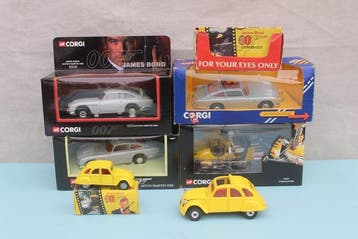 Corgi Niet op schaal - Modelauto (6) - Assorted James Bond, Hobby en Vrije tijd, Modelauto's | 1:5 tot 1:12, Nieuw