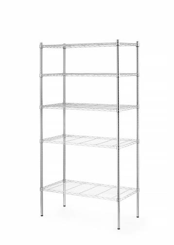 Opbergrek Met 5 Schappen, Hendi, Chroom, 910x455x(h)1830mm, Ophalen of Verzenden, Nieuw in verpakking