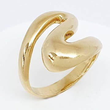 Ring - 18 karaat Geel goud, Sieraden, Tassen en Uiterlijk, Nieuw