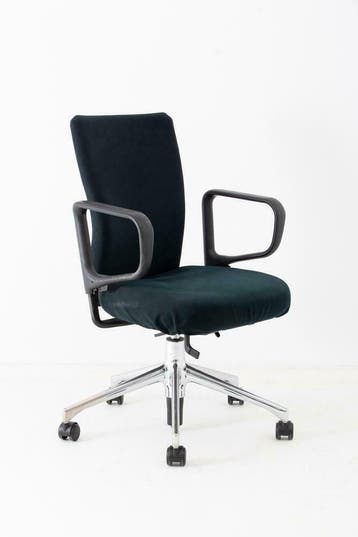 te koop gebruikte Vitra T-chair design bureaustoel chroom, Overige plaatsen, Ophalen of Verzenden, Gebruikt, Stoel