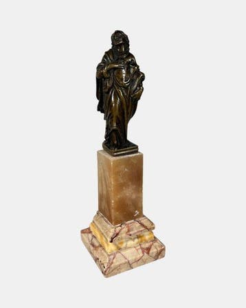 sculptuur, Saint Jean-Baptiste, XVIIeme siecle - 23 cm -